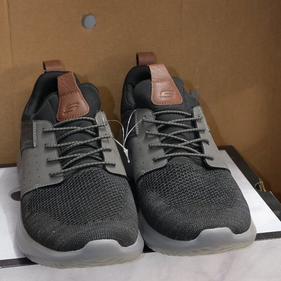 Black/Gray Skechers Men's‎ Delson 3.0 Sneaker - Picture 3 of 4